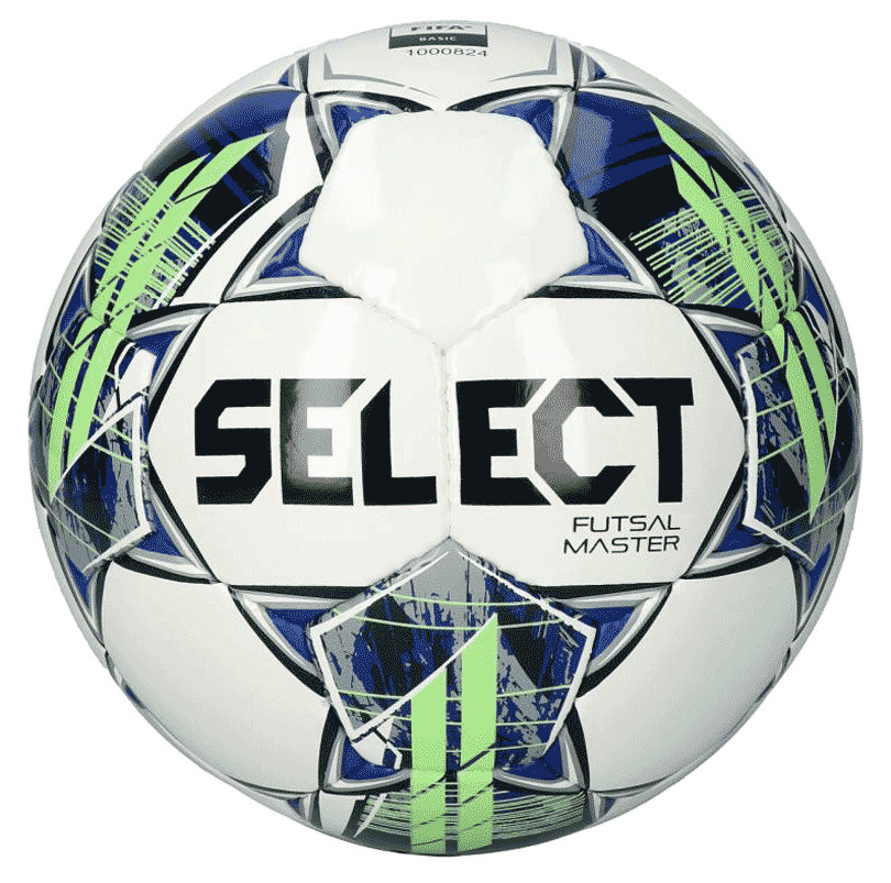 М'яч футзальний Select Futsal Master v22 біло-зелений Уні 4 104346-334
