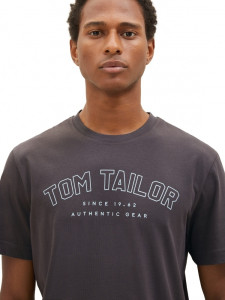 Футболка 1037736-10899 Tom Tailor XL Темно-сірий 1037736-10899