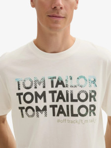 Футболка Men's T-Shirt 1044032-10332 Tom Tailor L Білий 1044032-10332