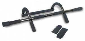Турнік для підтягування LiveUp CHIN-UP BAR WITH ARM STRAP чорний OFSM (LS3152A) LS3152A