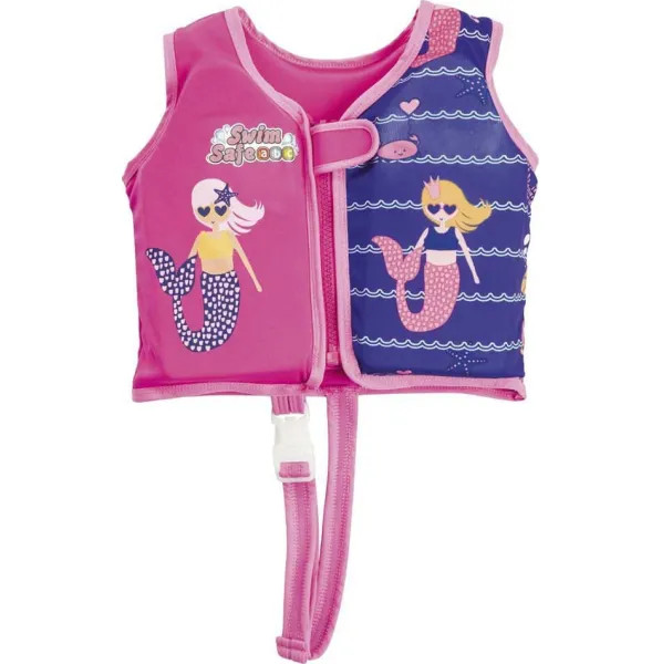 Жилетка для плавання Aqua Speed Swim Jacket 8386 рожевий, синій Діт 18-30кг 32177-03