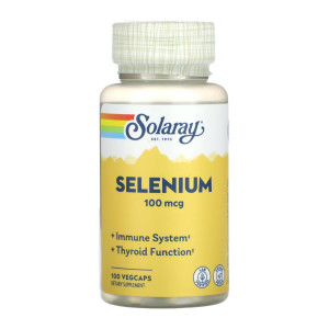 Капсули Solaray Selenium 100mcg - 100 caps 2023-10-3430