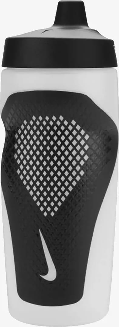 Пляшка Nike REFUEL BOTTLE GRIP 18 OZ білий, чорний 532 мл (N.100.9955.173.18) N.100.9955.173.18