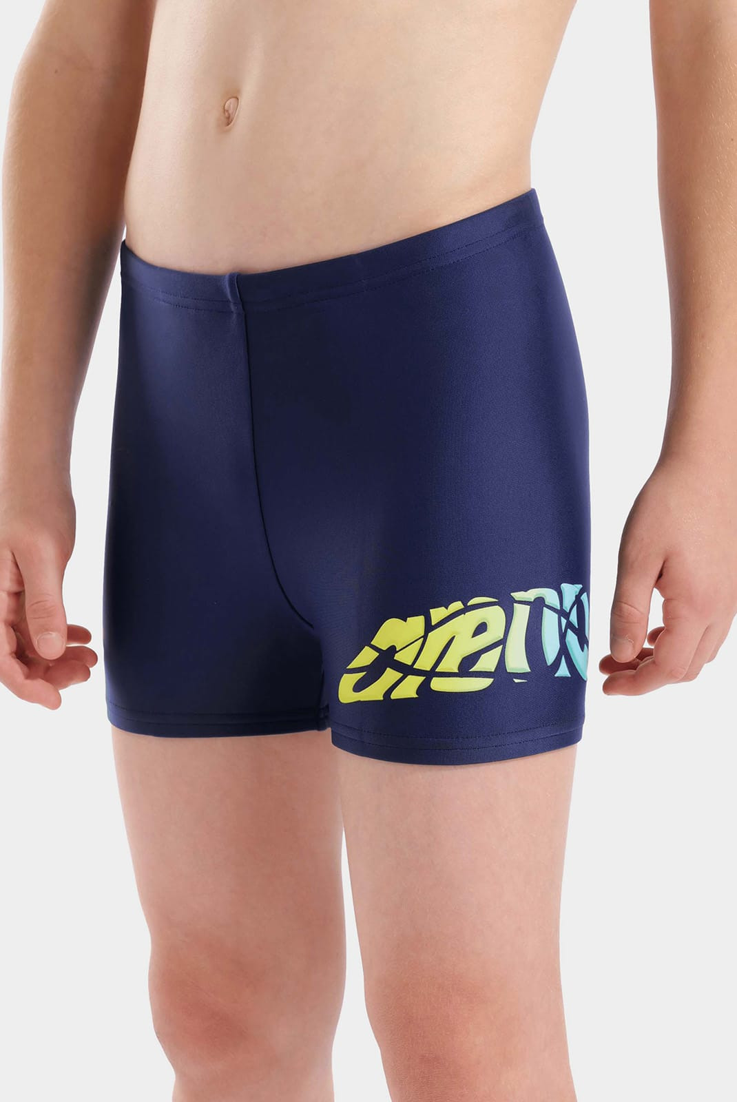 Плавки для хлопчиків Arena LETTERING SWIM SHORT синій 116 см (010864-700) 010864-700