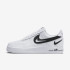Кросівки Nike Air Force 1 Low Cut Out Swoosh White Black (GS) DR7889-100