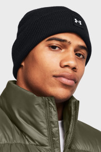 Шапка UA Halftime Shallow Cuff чорний Чол OSFM 1379990-001