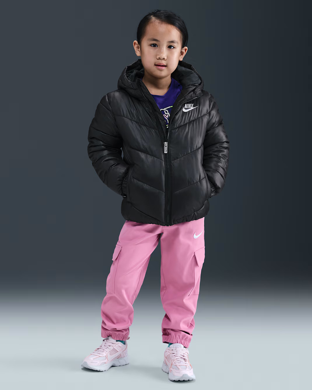Куртка дитяча Nike Sportswear Adp Black 86N074-023