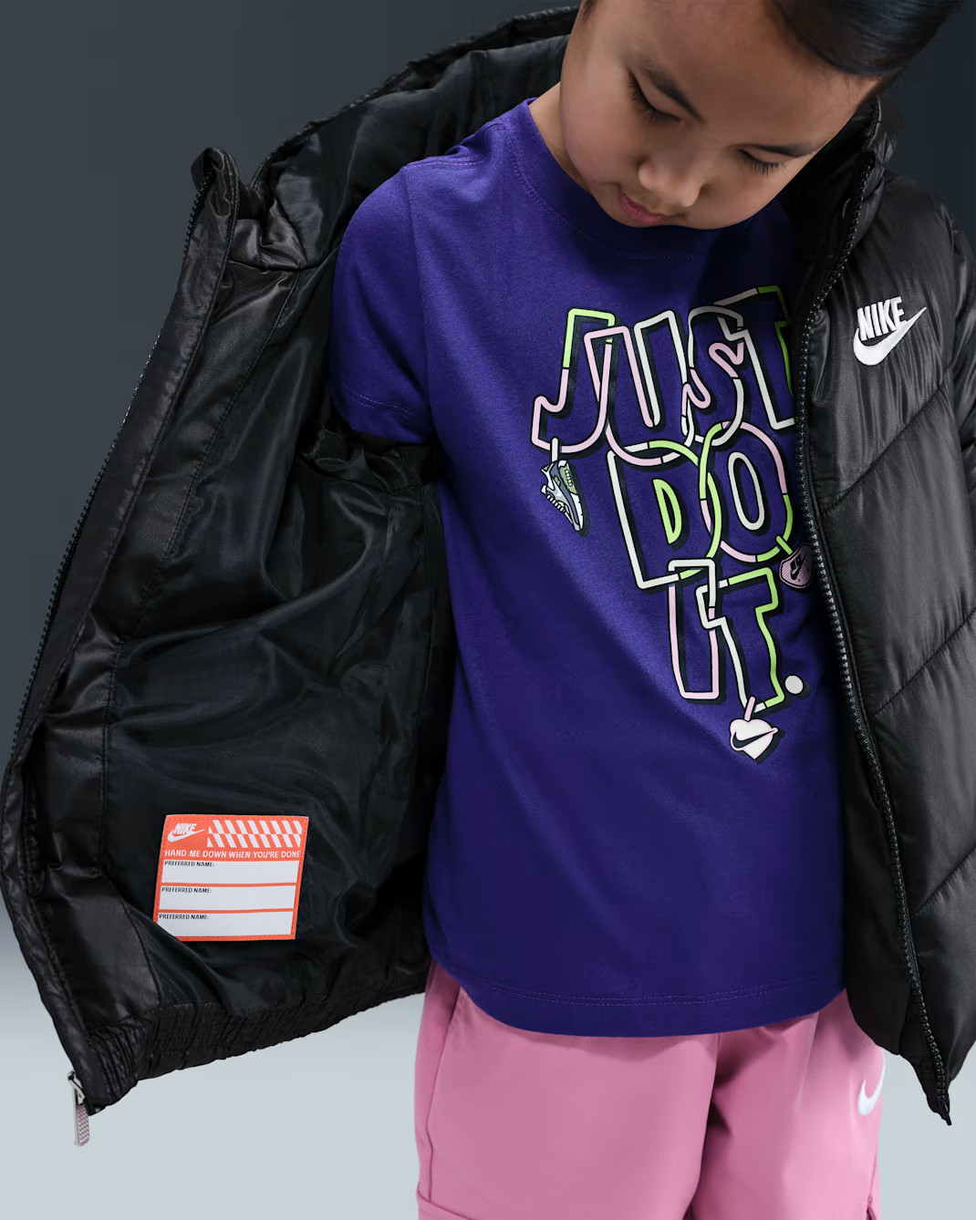 Куртка дитяча Nike Sportswear Adp Black 86N074-023