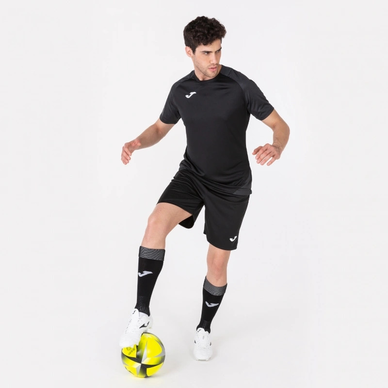 Футболка Joma ESSENTIAL II 101508.110 чорно-сіра 101508.110