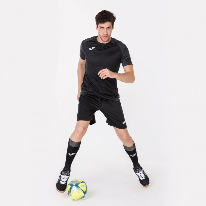 Футболка Joma ESSENTIAL II 101508.110 чорно-сіра 101508.110