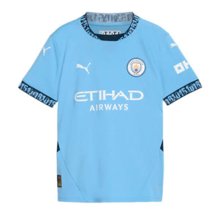 Футболка Puma MCFC Home Jersey Replica Jr 775078-01