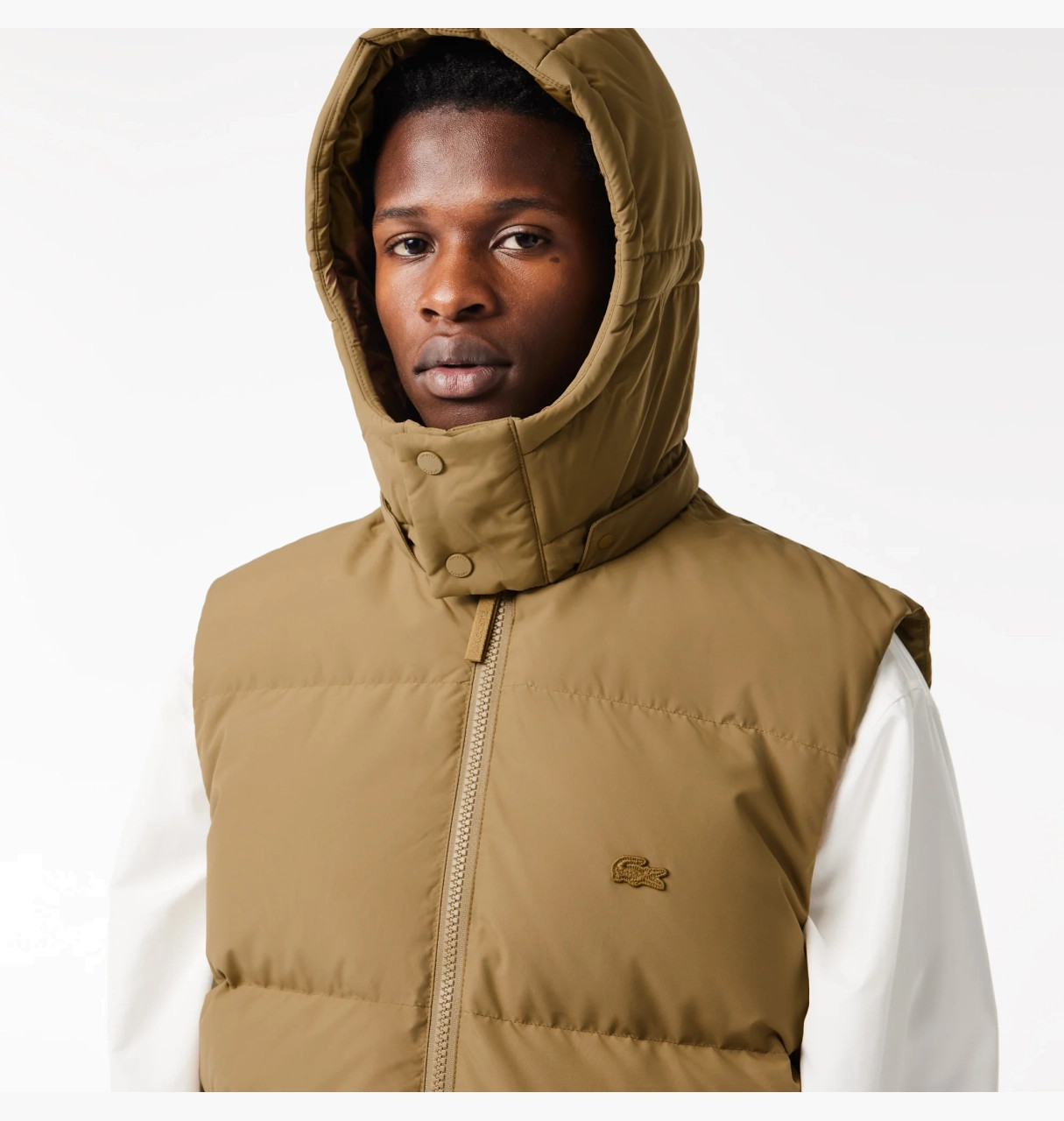Жилетка Lacoste MEN'S ULTED CROC DOWN VEST brown BH1611 51 SIX