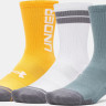 Шкарпетки UA Perf Tech Nov 3pk Crew бірюзовий, білий, помаранчевий Уні LG 1379515-587