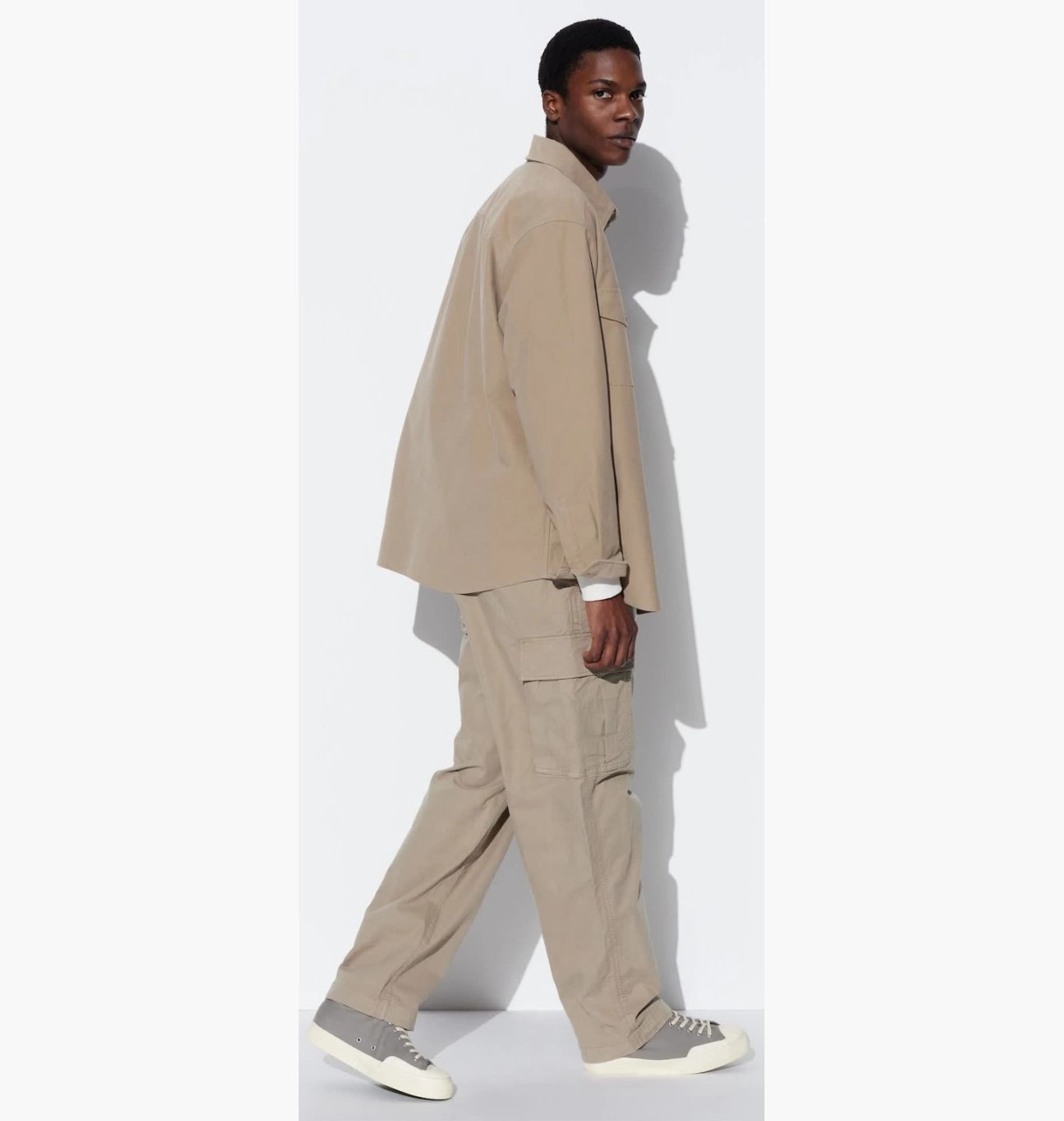 Штани унісекс Uniqlo Cargo Pants Beige 463957-31 L 463957-31