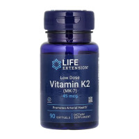 Софт гелеві капсули Life Extension Low Dose Vitamin K2 45 mcg - 90 softgels 2023-10-5209