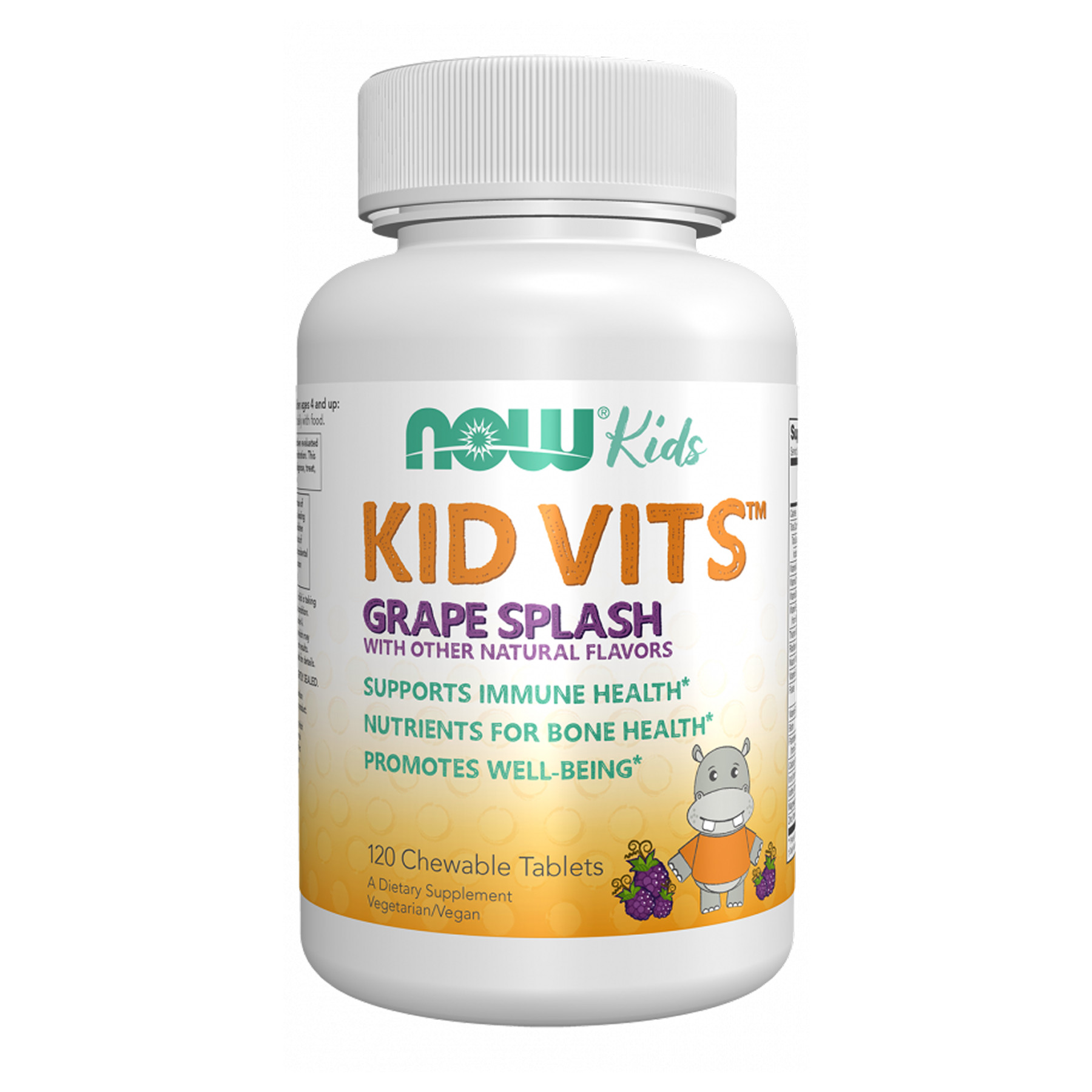 Таблетки Now Foods Kid Vits™ Grape Splash - 120 Chewable tabs 2023-10-5837