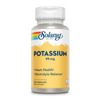 Капсули Solaray Potassium 99mg - 100 vcaps 2023-10-3014