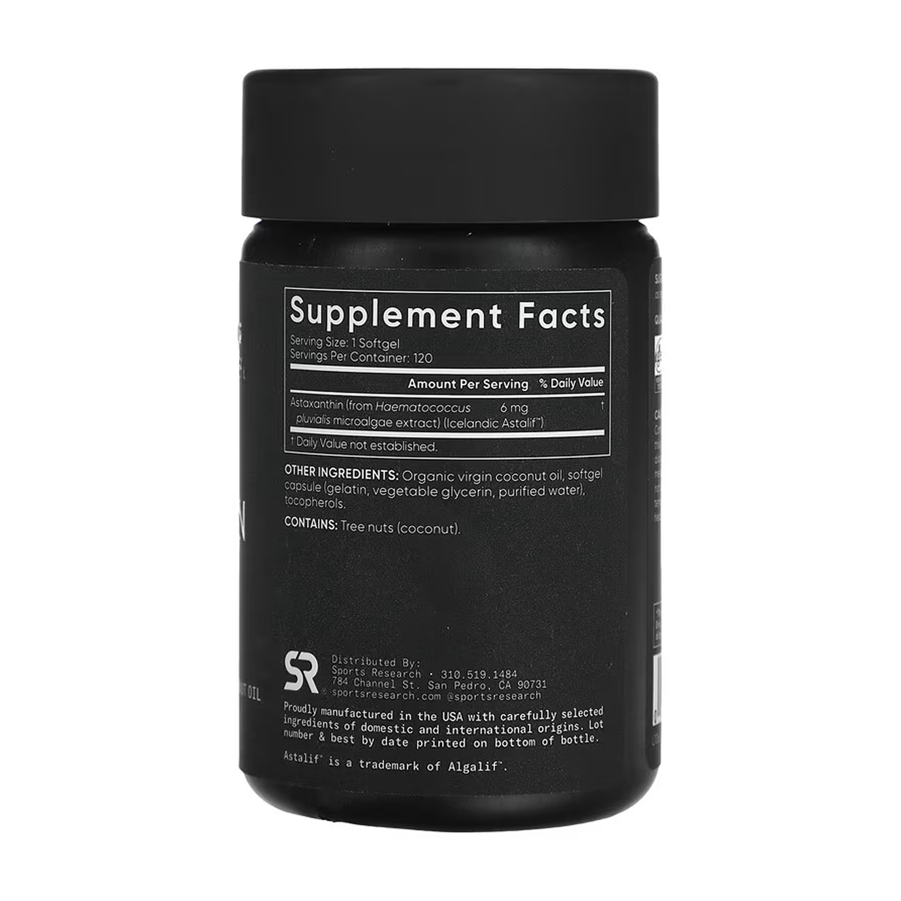 Софт гелеві капсули Sport Research Astaxanthin 6mg - 120 softgels 2023-10-6183