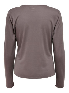Топ із запахом ONPNORI LS WRAP TOP 15236598-Sparrow Only Play L Темно-коричневий 15236598-SPARROW