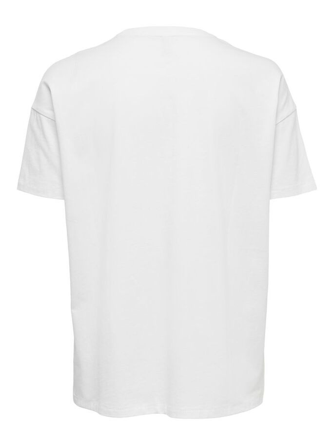 Футболка ONLFIONA LIFE OVERSIZE S/S BOX TOP JRS 15226022 Bright White ONLY XS Білий 15226022BrightWhite