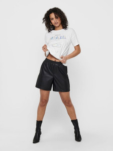 Футболка ONLFIONA LIFE OVERSIZE S/S BOX TOP JRS 15226022 Bright White ONLY XS Білий 15226022BRIGHTWHITE