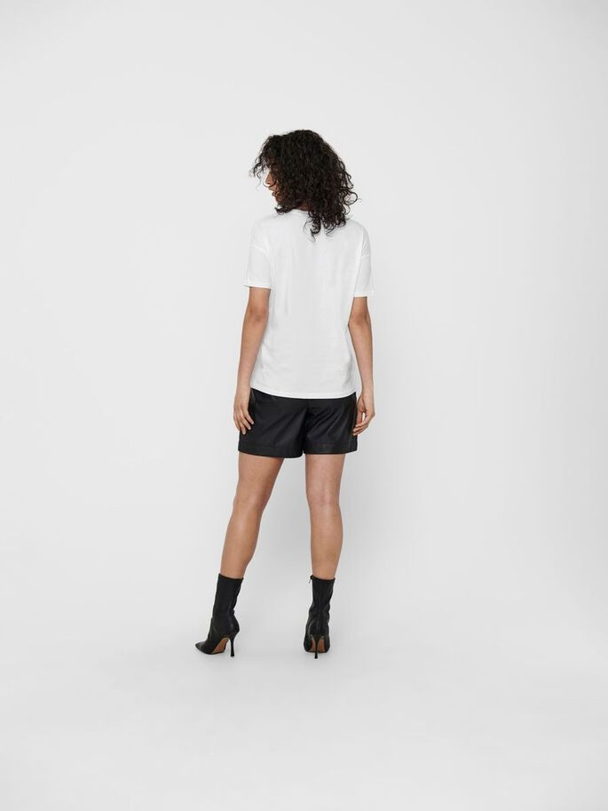 Футболка ONLFIONA LIFE OVERSIZE S/S BOX TOP JRS 15226022 Bright White ONLY XS Білий 15226022BrightWhite