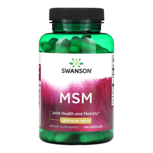Капсули Swanson MSM 1000mg - 120 caps 2023-10-4062