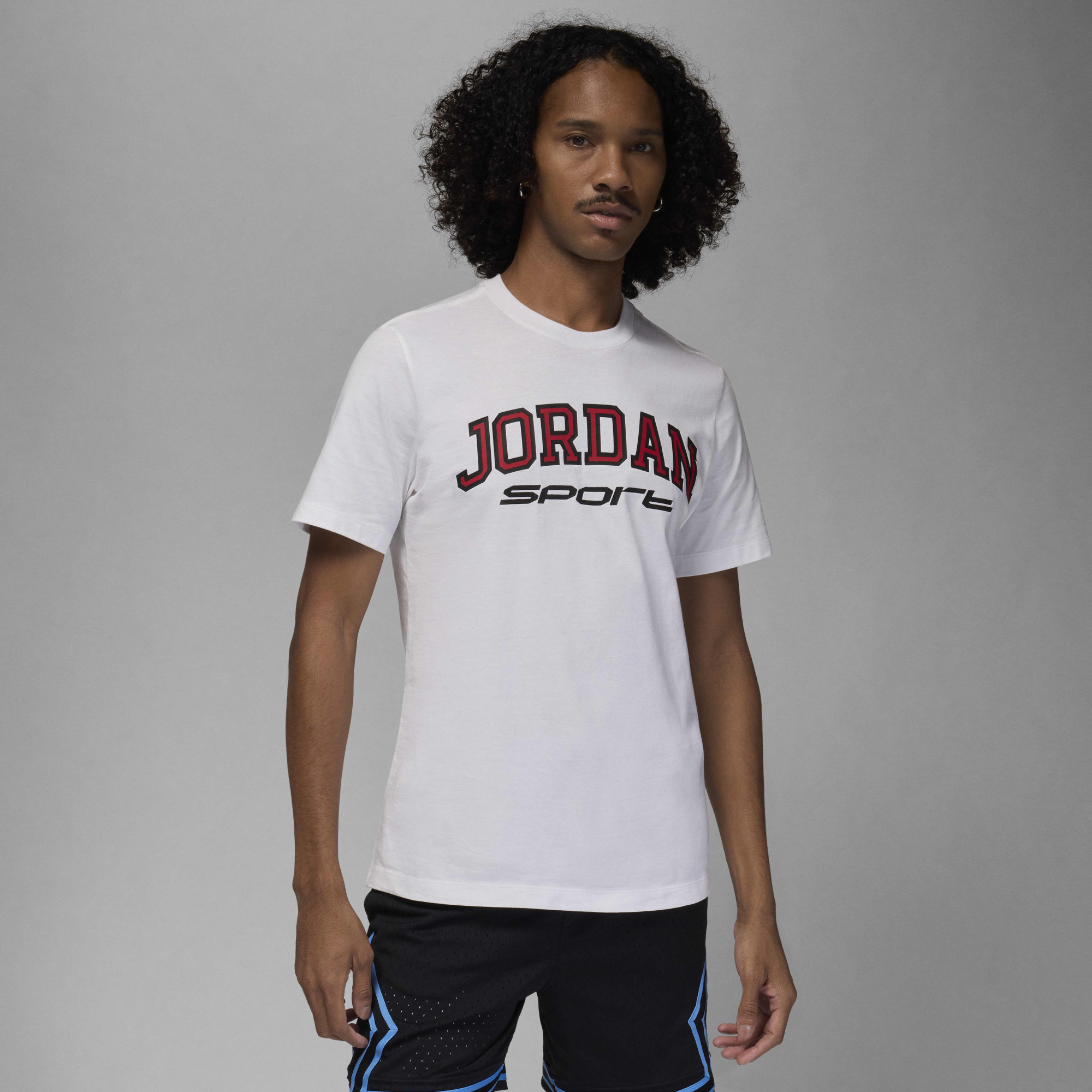 Футболка чоловіча Air Jordan Sport Dri-Fit T-Shirt White FZ1985-100