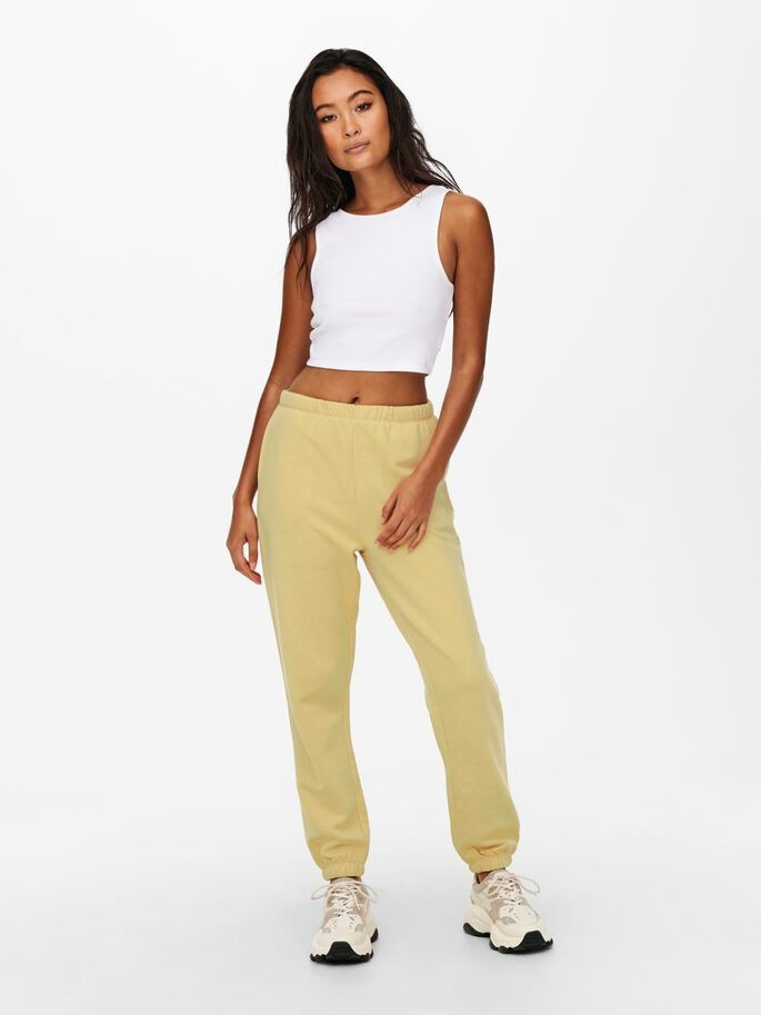 Штани ONLFEEL LIFE 7/8 PANT SWT 15234299-Straw ONLY M Жовтий 15234299-Straw