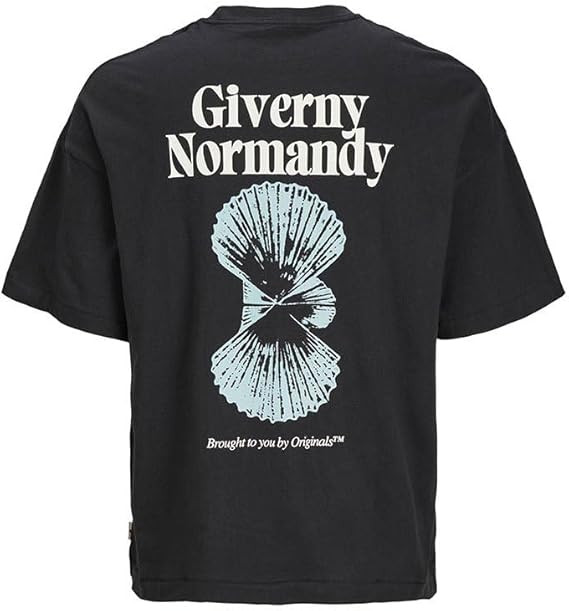 Футболка Jack & Jones JORMILOS TEE SS CREW NECK SN 12256330-Black