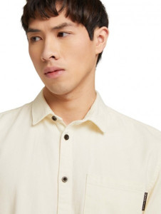 Куртка relaxed garment dye shirt 1029822XX1213808 Tom Tailor L Бежевий 1029822XX1213808