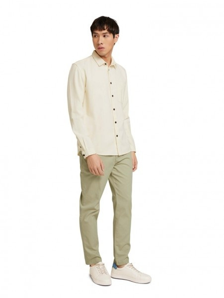 Куртка relaxed garment dye shirt 1029822XX1213808 Tom Tailor L Бежевий 1029822XX1213808