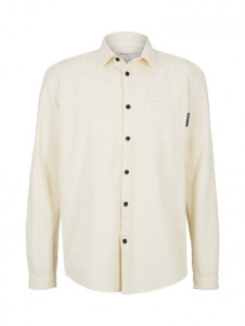 Куртка relaxed garment dye shirt 1029822XX1213808 Tom Tailor L Бежевий 1029822XX1213808