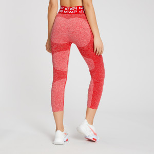 Лосини MP WOMEN`S CURVE 3/4 LEGGINS MPW655-Red