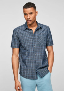 Сорочка REGULAR FIT 13.103.22.X005-56N5 s.Oliver L Синій 13.103.22.X005-56N5