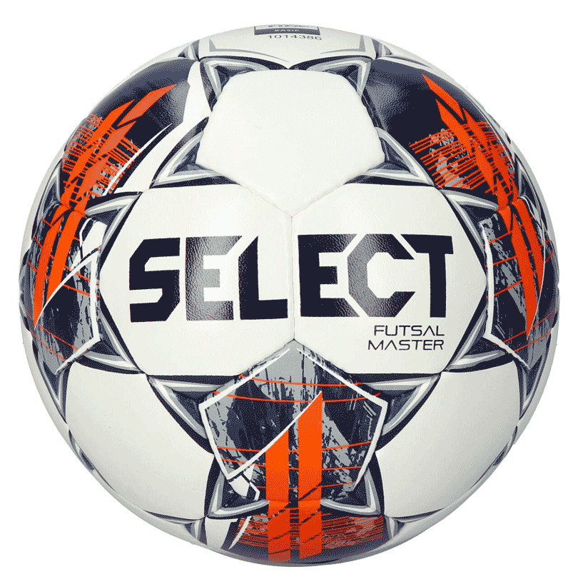 М'яч футзальний Select Futsal Master v22 біло-помаранчовий Уні 4 104346-358