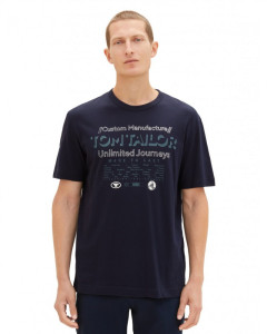 Футболка 1040034ХХ10668 Tom Tailor L Темно-синій 1040034ХХ10668