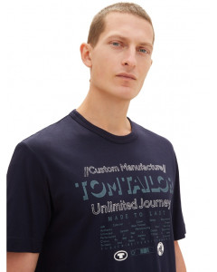 Футболка 1040034ХХ10668 Tom Tailor L Темно-синій 1040034ХХ10668