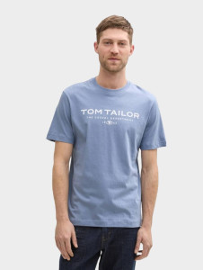 Футболка Printed T-shirt 1045773-37533 Tom Tailor L Синій 1045773-37533