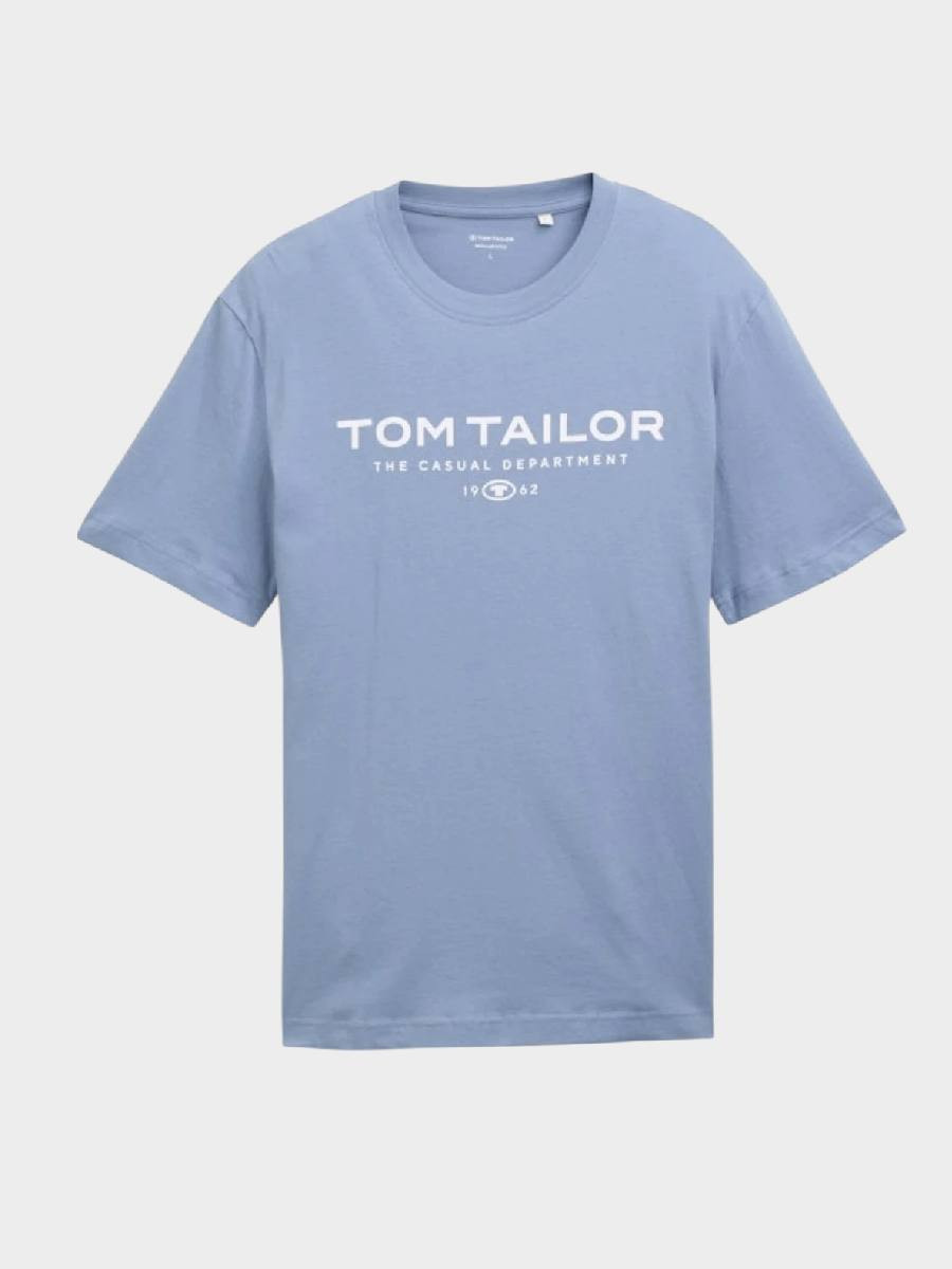 Футболка Printed T-shirt 1045773-37533 Tom Tailor L Синій 1045773-37533