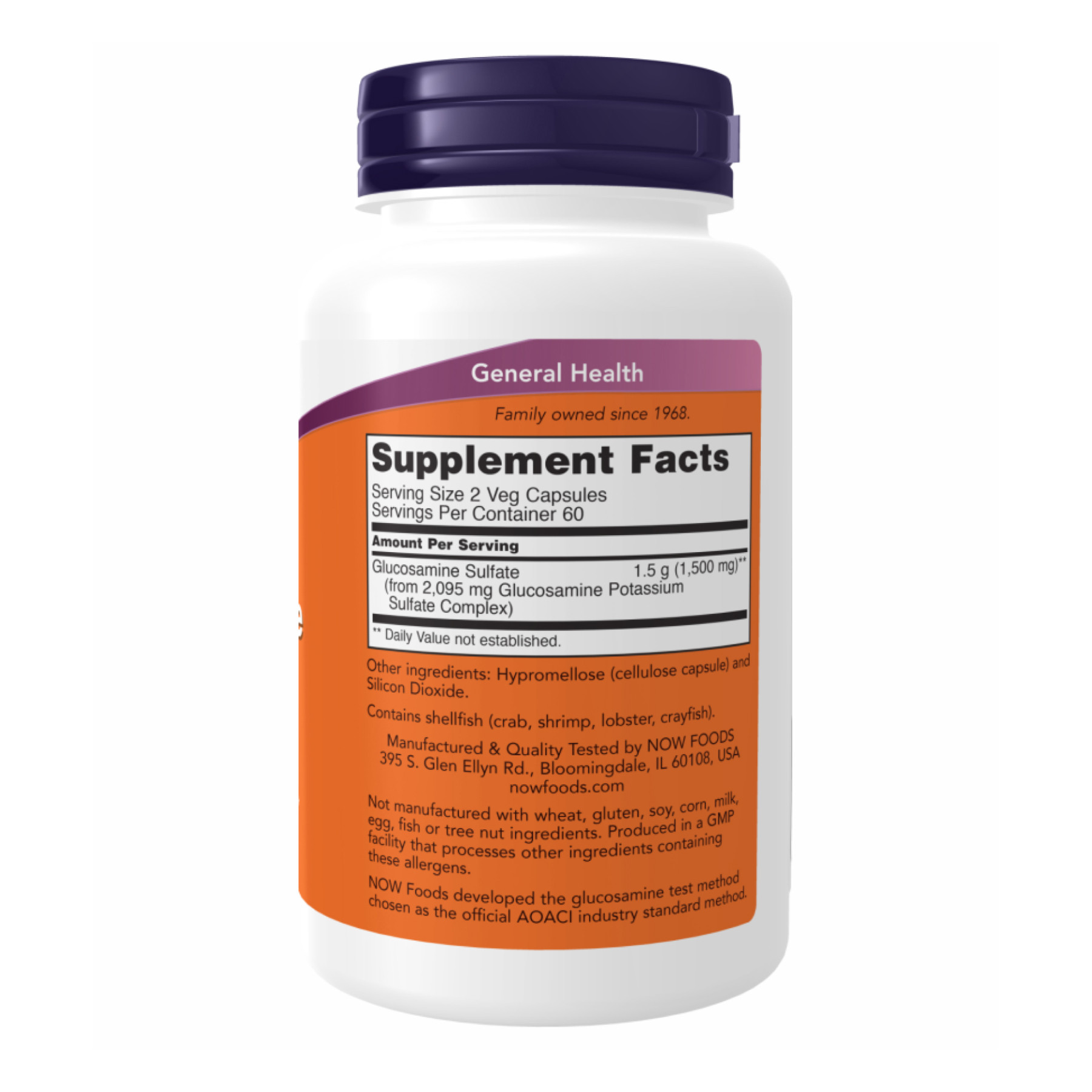 Софт гелеві капсули Glucosamine Sulfate 750mg - 240 vcaps 2022-10-2398