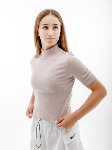 Футболка Nike W NSW ESSNTL RIB MOCK SS TOP DV7958-272