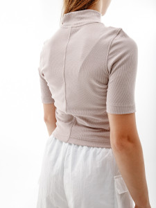 Футболка Nike W NSW ESSNTL RIB MOCK SS TOP DV7958-272