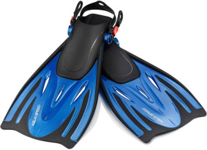 Ласти Aqua Speed WOMBAT KID 528-11-1 чорний, синій Діт 27-31 528-11