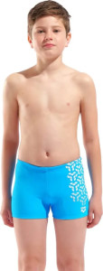 Плавки Шорти для хлопчиків Arena KIKKO V SWIM SHORT GRAPHIC блакитний, білий дитячий 164 см (006720- 006720-801