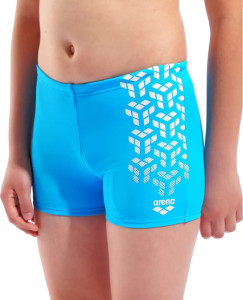 Плавки Шорти для хлопчиків Arena KIKKO V SWIM SHORT GRAPHIC блакитний, білий дитячий 164 см (006720- 006720-801