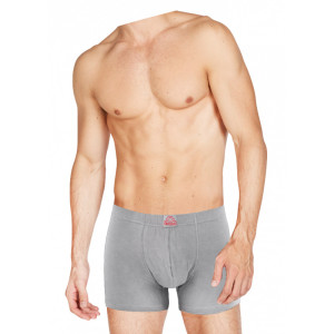 Труси-боксери Kappa Boxer Uomo Elastico Ric. c/etichetta Logo сірий Чол M K1201 GrigioUnito