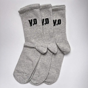 Шкарпетки yes, original 3 Pack Socks Grey 100000-124 36-40 100000-124
