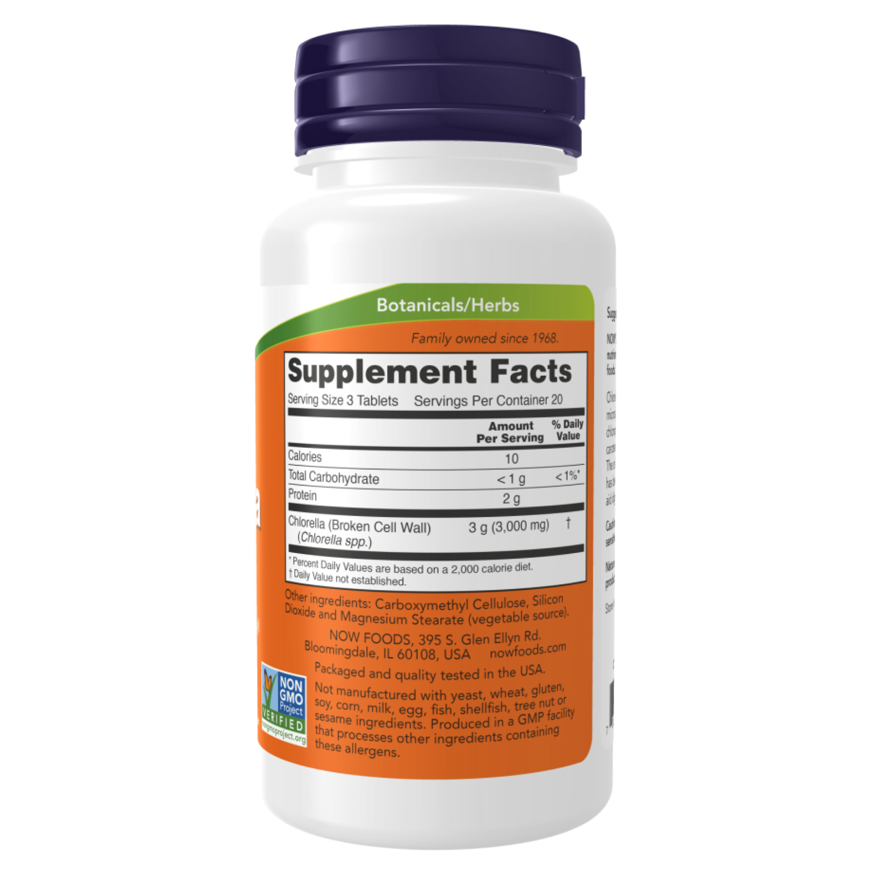 Батончик Chlorella 1000mg - 120 tabs 2022-10-2598