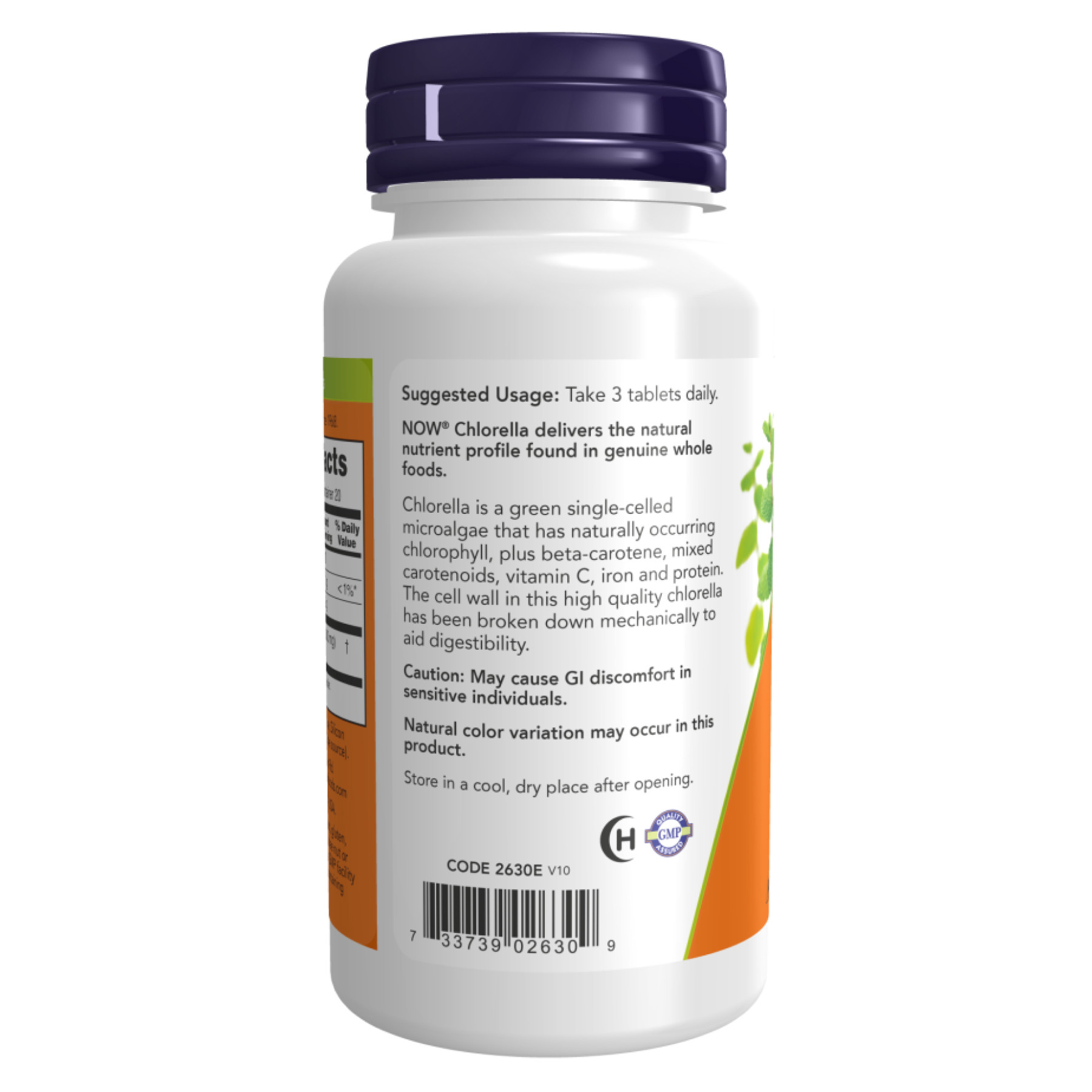 Батончик Chlorella 1000mg - 120 tabs 2022-10-2598